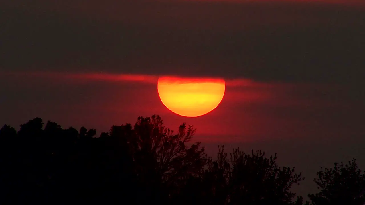 Indiana sinking sun