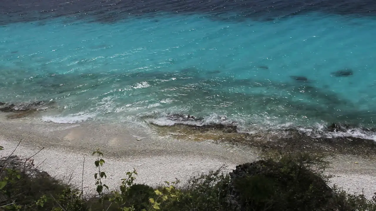 Bonaire beach and turquoise sea