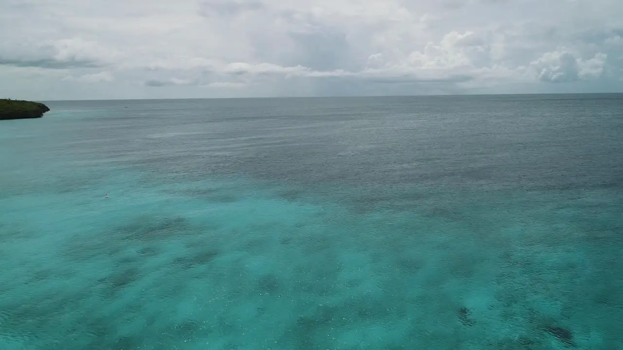 In to the sea drone shot from the curacao kenepa beach