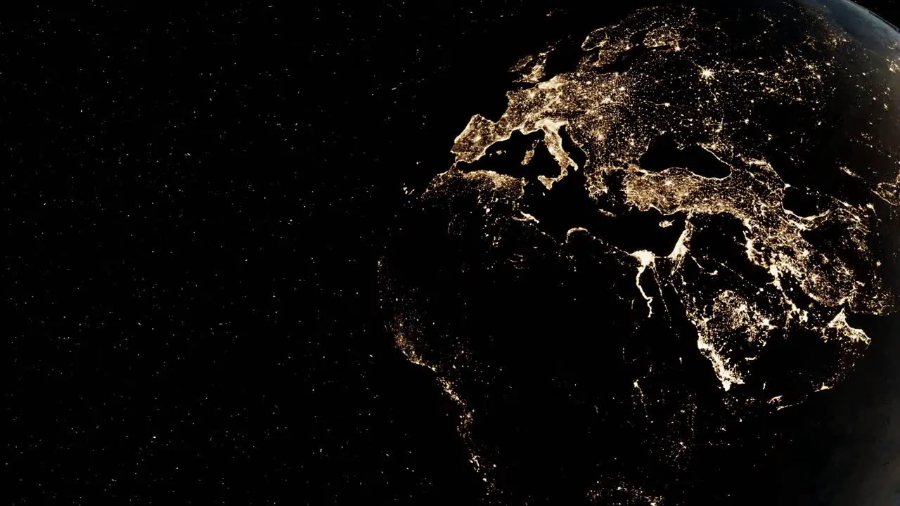 The Nocturnal Glow of Civilization A View of Earth at Night vertical