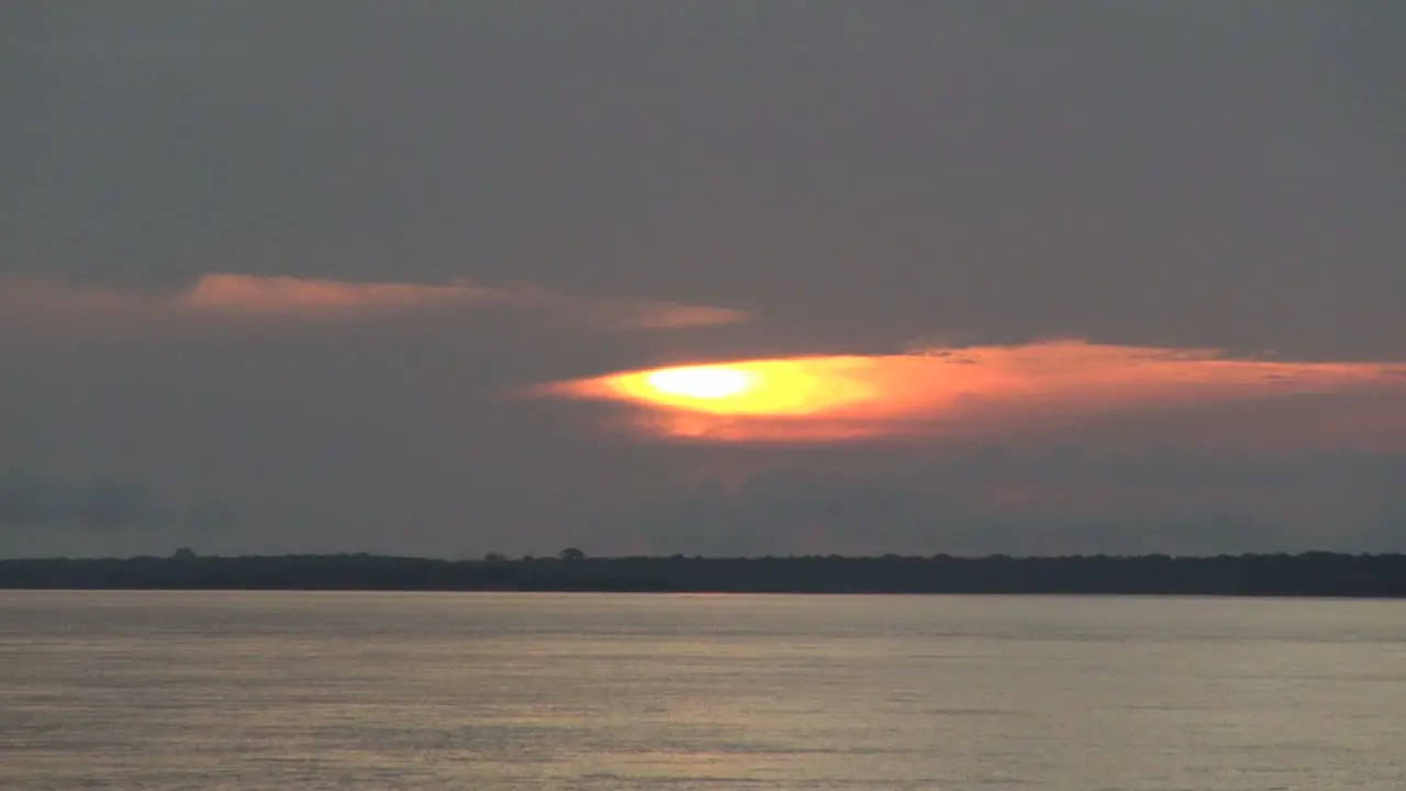 Amazon River sunset