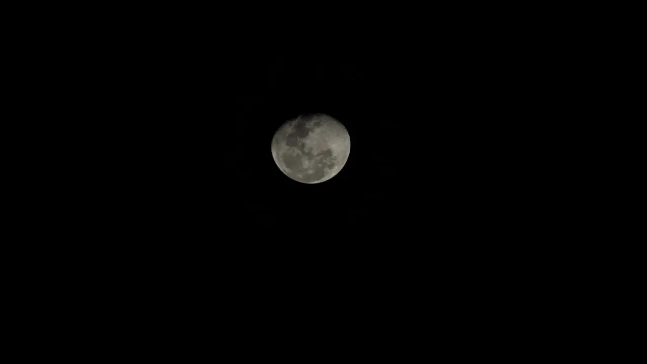 Moonscape Beautiful Moon At The Night Sky