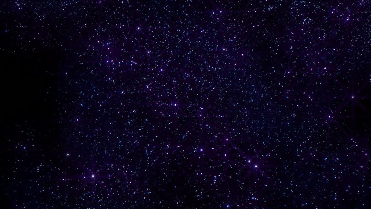 Starry purple night sky a captivating celestial scene