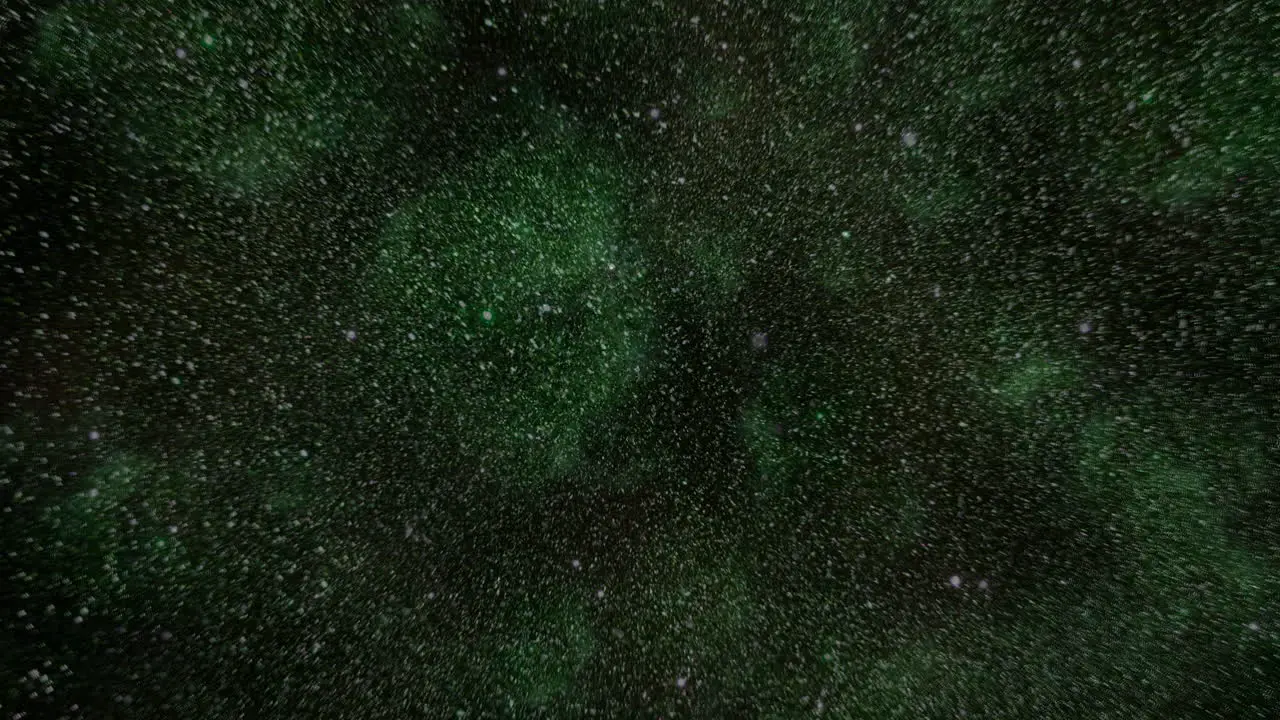 Starry night a captivating green and black background with scattered white dots