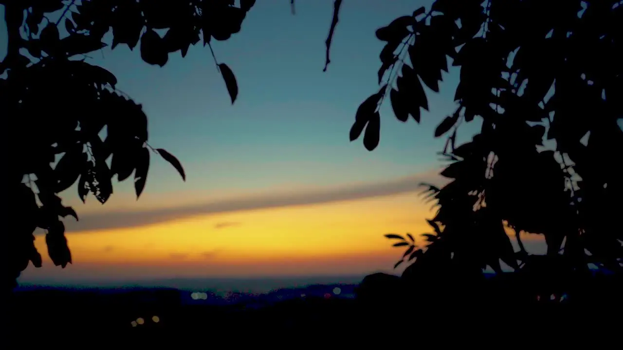 Beautiful sunset in slow motion-1