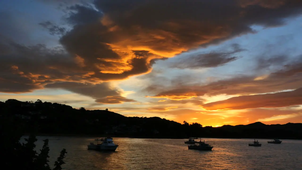 New Zealand Moeraki Sunset Glow