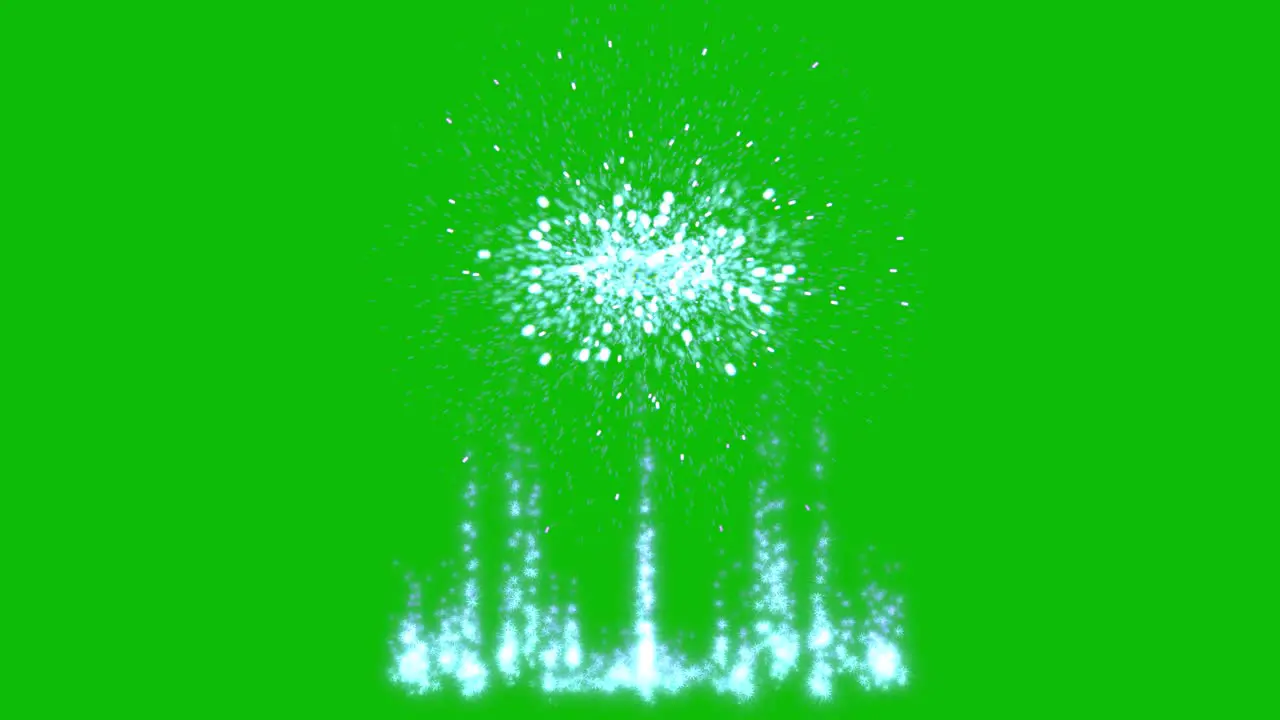 Visual effects VFX teleportation portal on green screen 3D animation