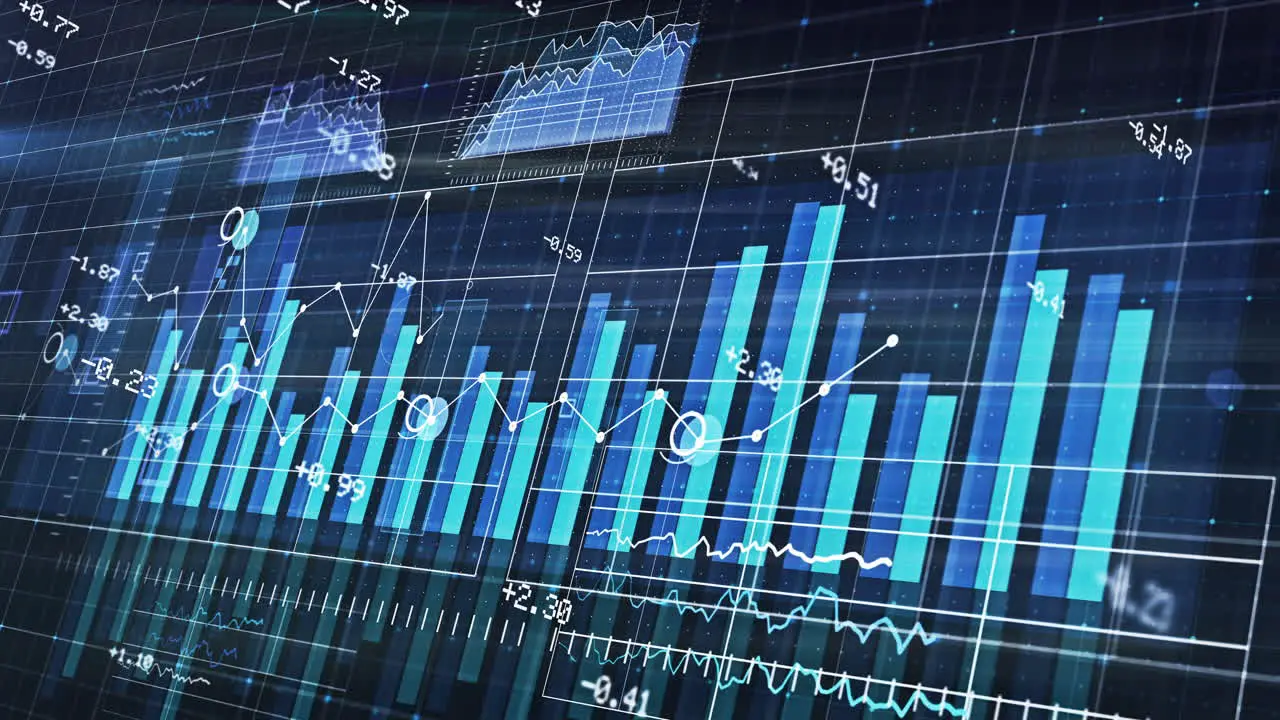 Data Chart Growth Chart Blue 02