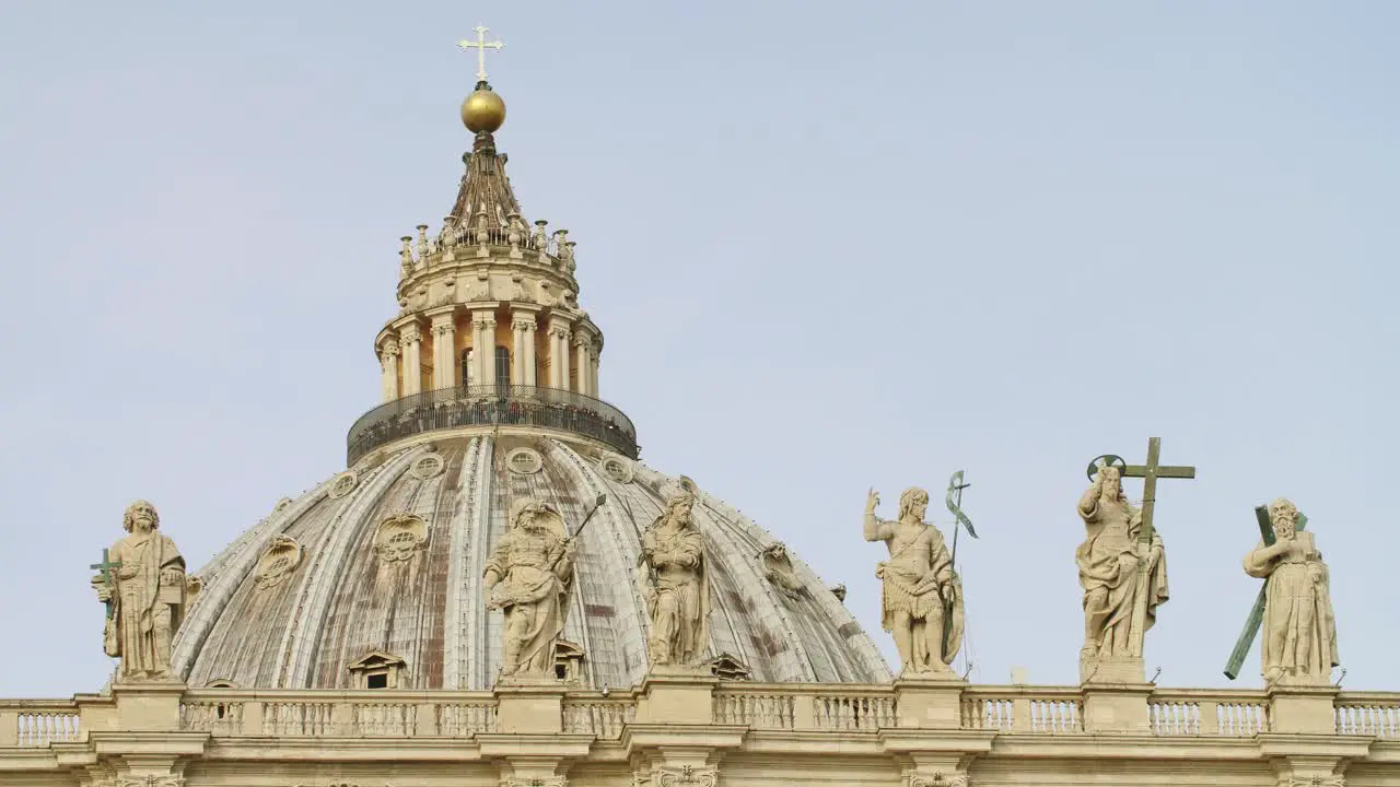 Apostles On St Peters Basilica Facade