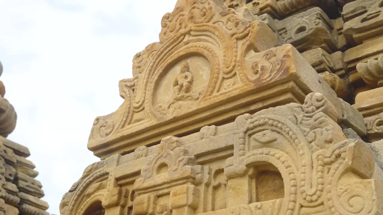 Ancient Carvings on a Gurjara Pratihara Temple at Bateshwar Group of Temples of Morena in Madhya Pradesh India