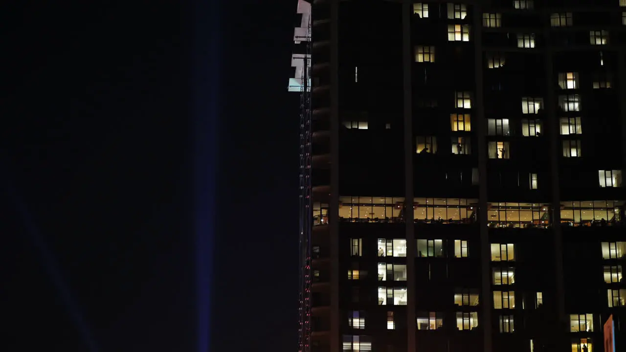 Multi Storey Building at Night