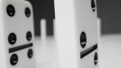 Extreme Close Up of Dominoes 