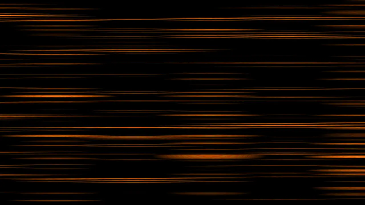 Looping animation of orange and black horizontal lines oscillating