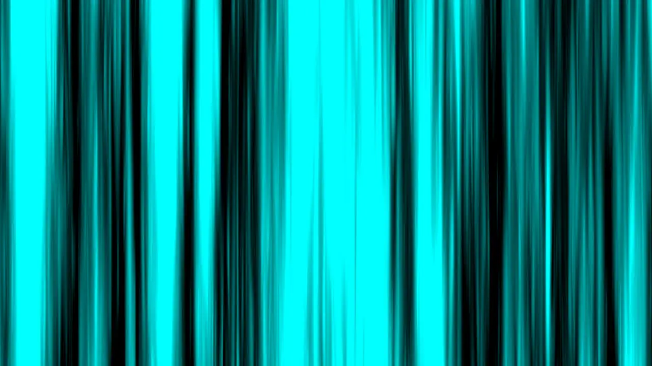 Looping animation of aqua and black vertical lines oscillating