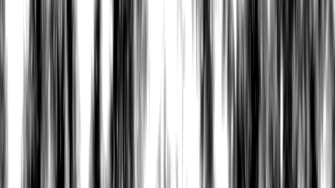 Looping animation of black and white vertical lines oscillating