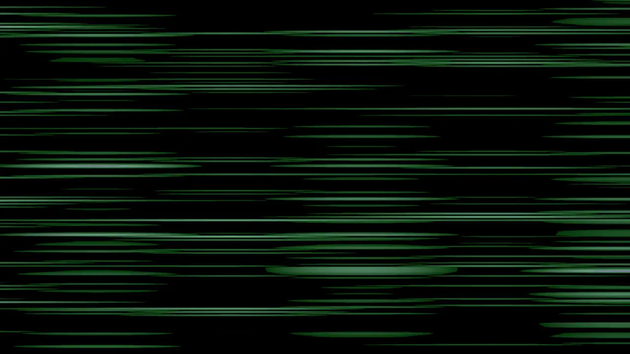 Looping animation of light green and black horizontal lines oscillating