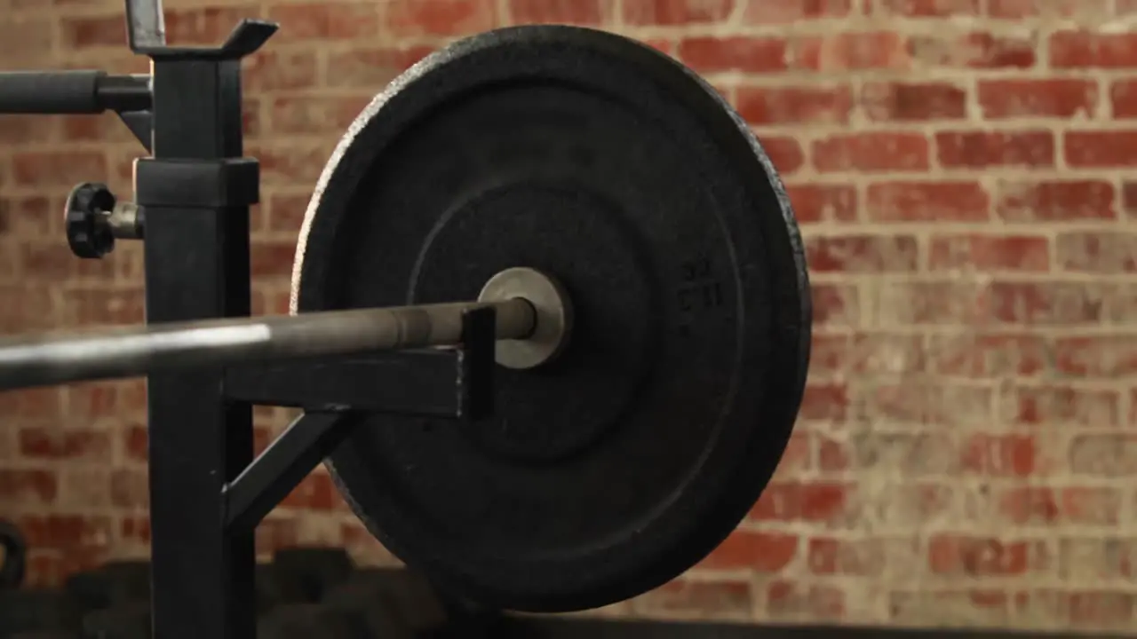 Close up of some barbell weights