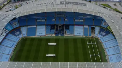 Drone Shot Panning Over Etihad Stadium 07