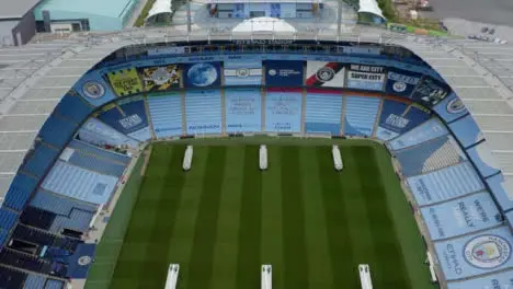 Drone Shot Panning Over Etihad Stadium 06