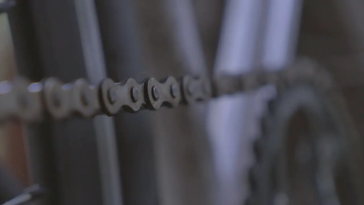 Closeup of Bike Chain UHD