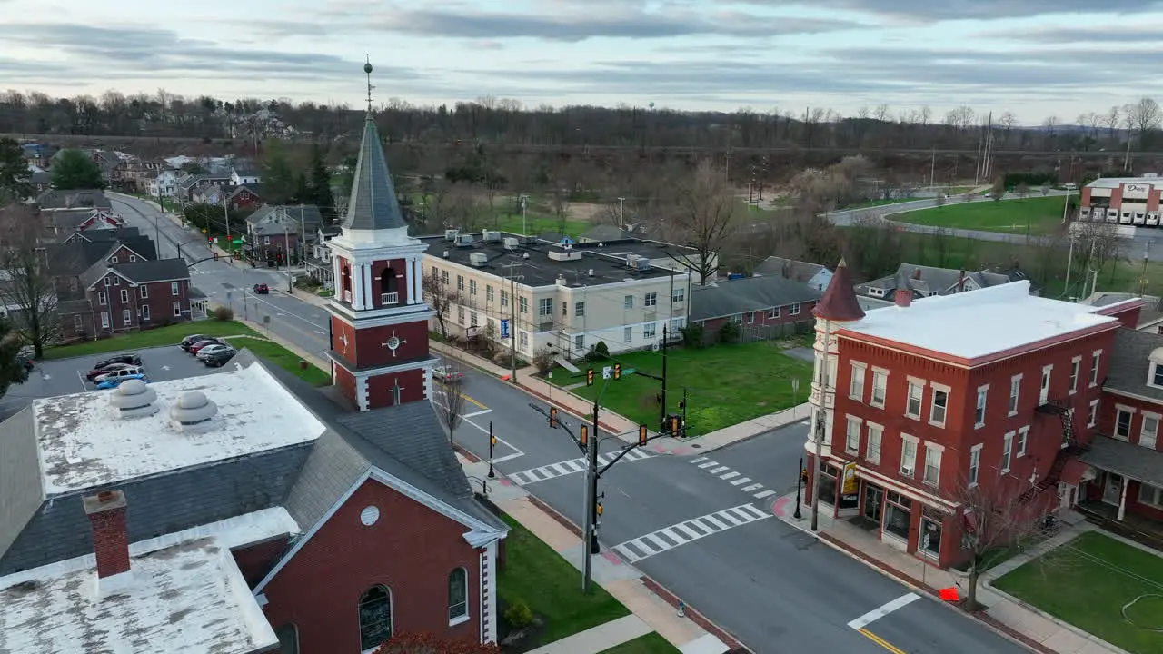 Small rural town in USA