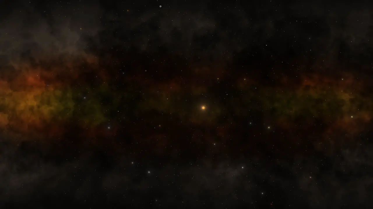 Motion Particles And Stars in Galaxy 12