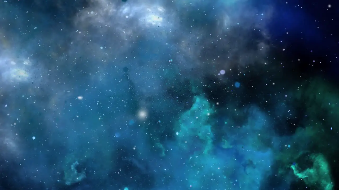 4k nebula clouds floating in the dark universe