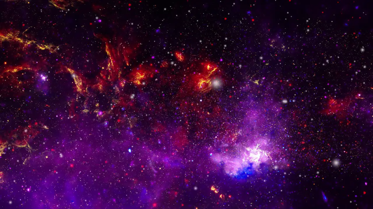 the surface of the moving nebula clouds in the universe