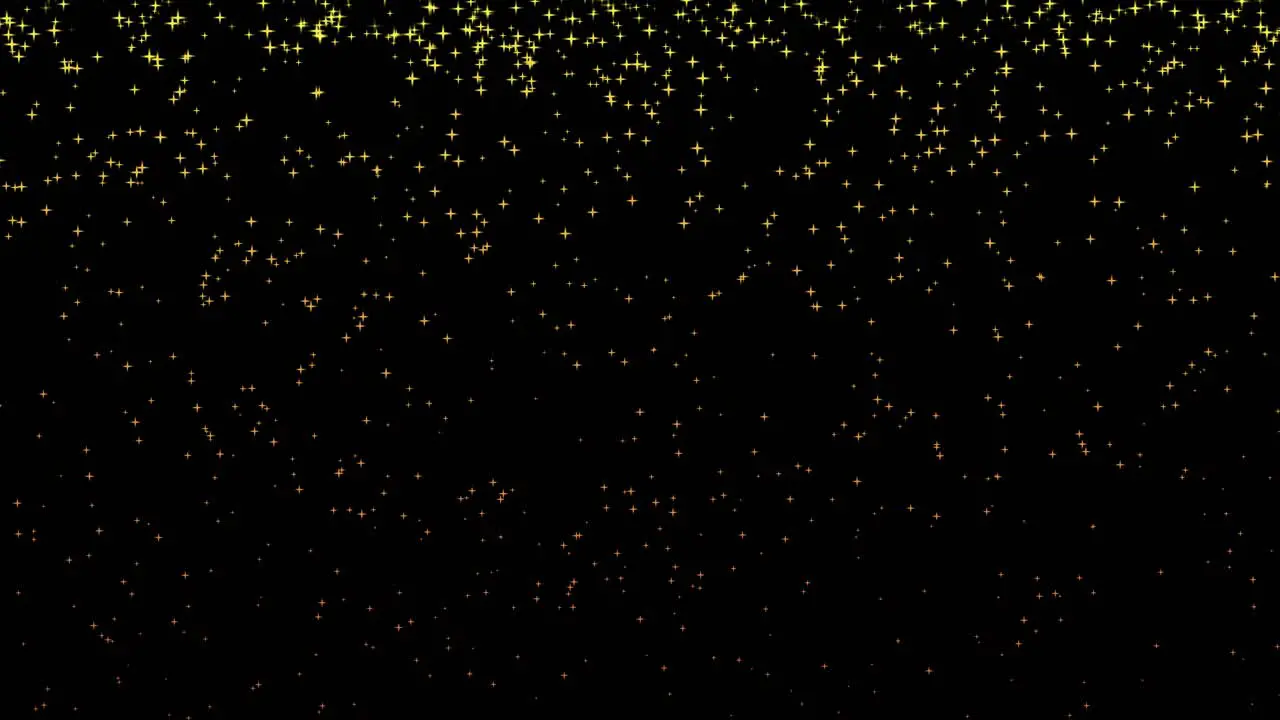 falling star particle animation overlay video