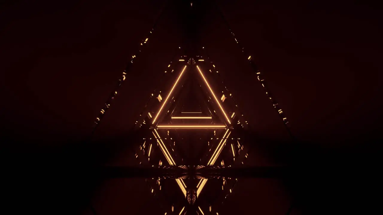 Creative abstract background dynamic pattern gold triangle 