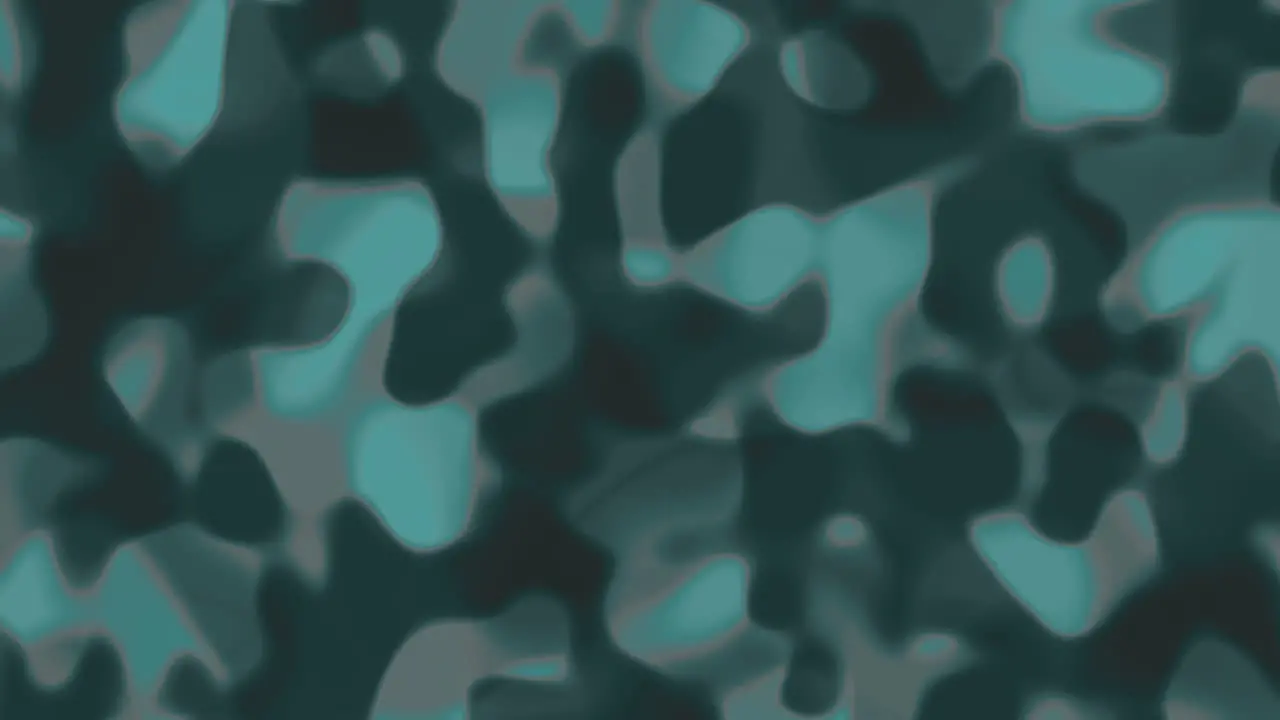 Looping animations of a green and maroon and dark green liquid camouflage like pattern