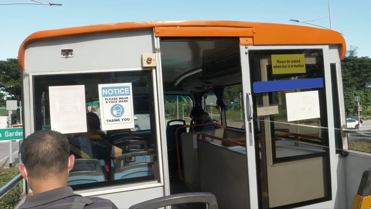 Detail of amphibious transport cabin for tourists in Singapore