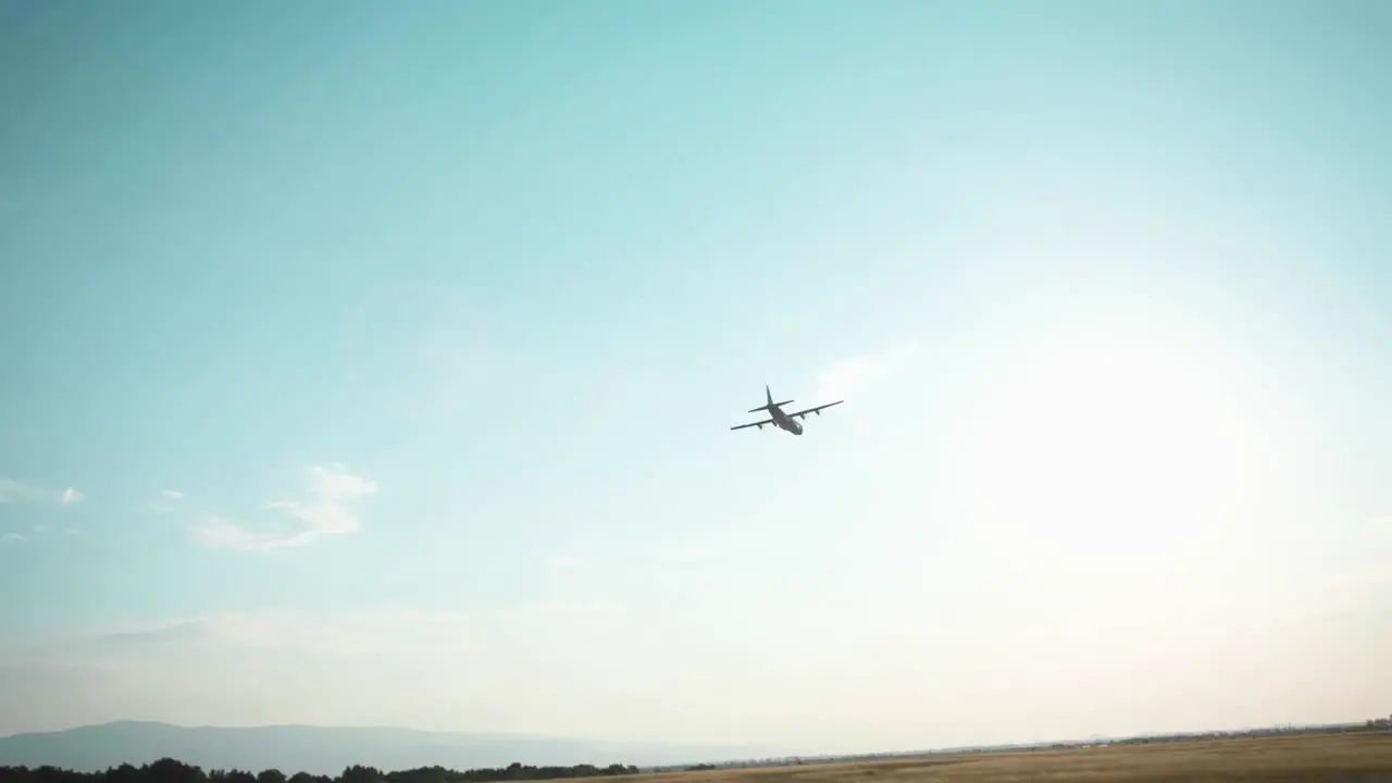 Us Air Force C130J Super Hercules Aircraft Transports Bulgarian Parajumpers At Cheshnegirovo Drop Zone Bulgaria 4