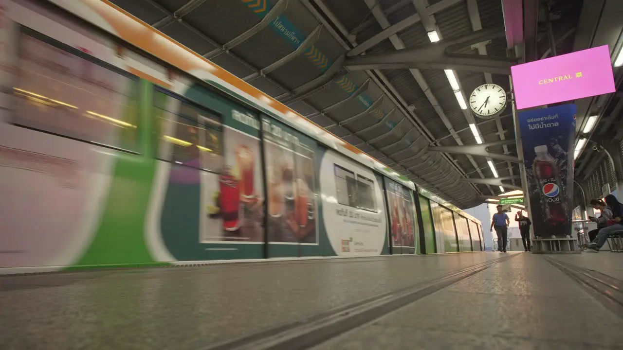 Train Departing Bangkok Station