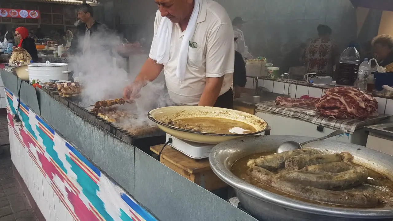 Local Barbeque Fast Food in Tashkent Uzbekistan