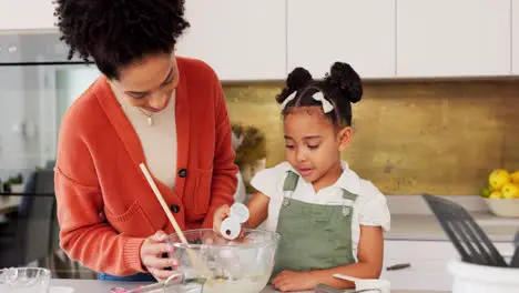 Cooking learning and mother