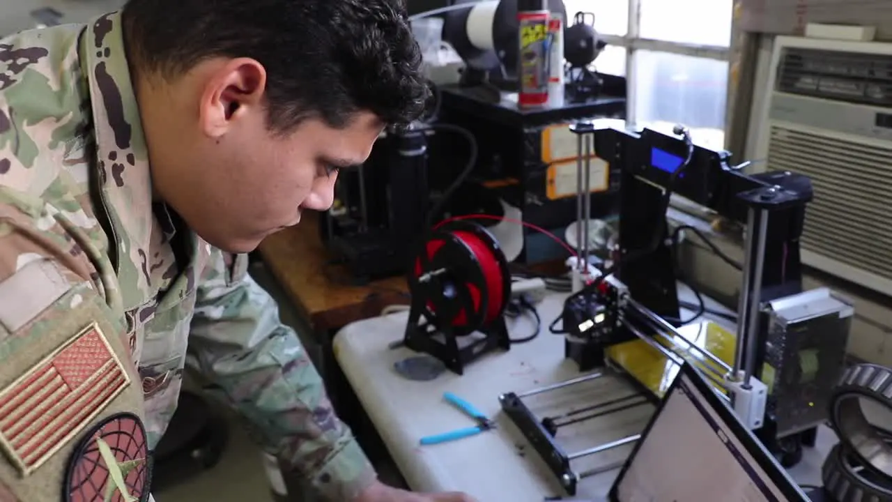 374th Maintenance Squadron Using Technology To Produce Parts For Face Shield During the Covid19 Crisis Tokyo Japan