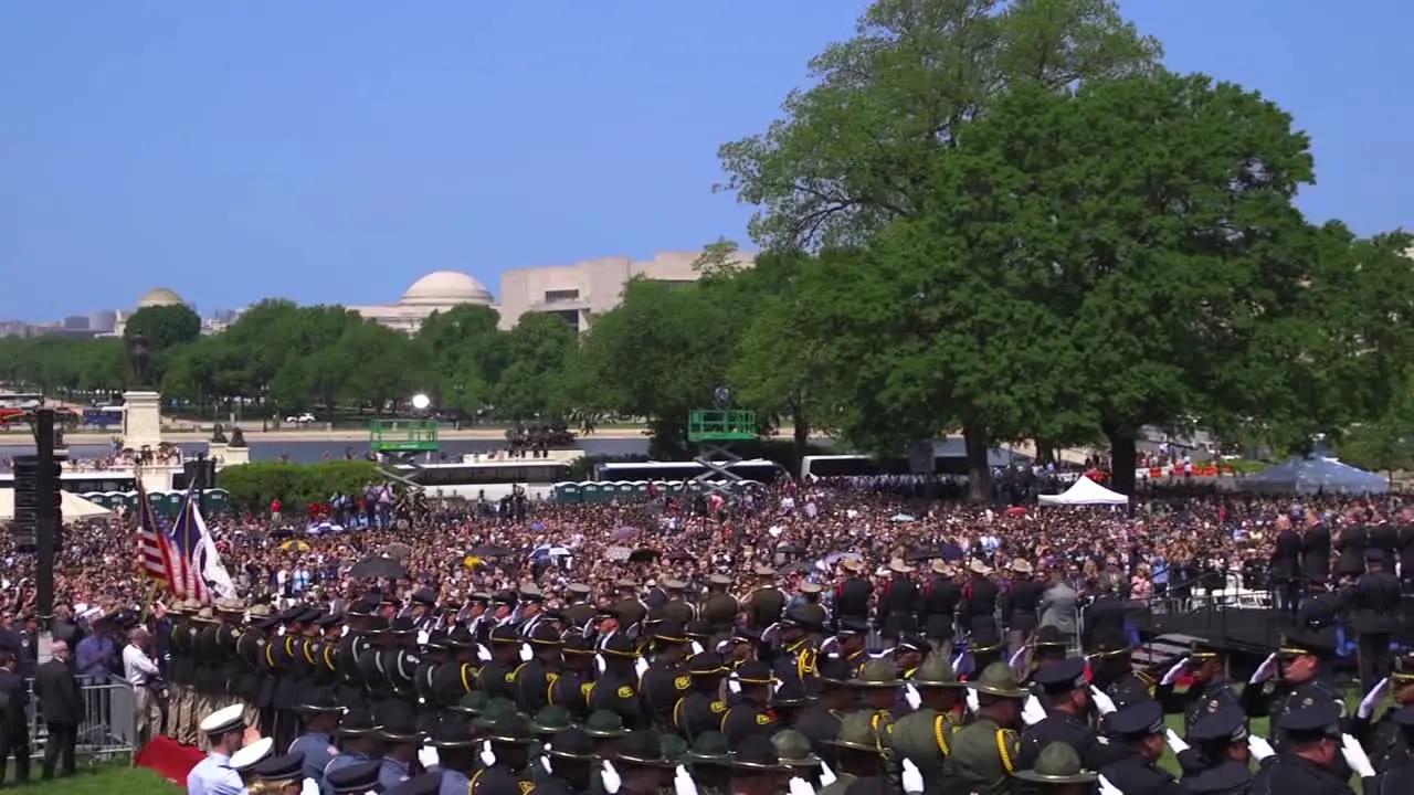 Us President Donald Trump Speaks At The 37Th National Peace Officers Memorial