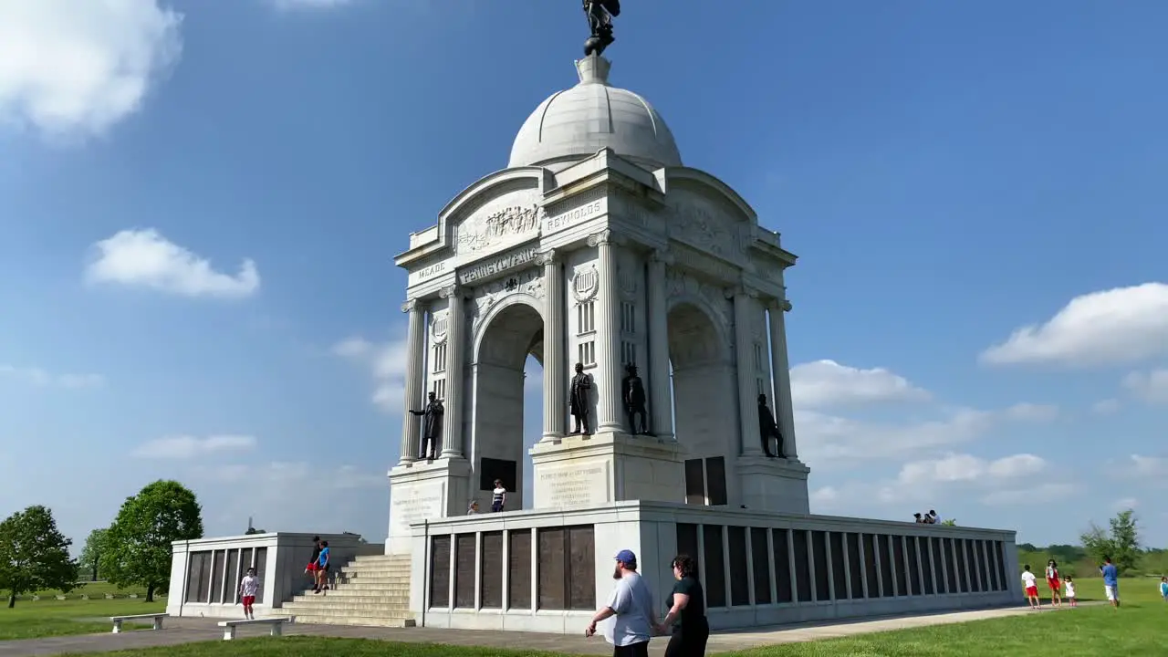 The Pennsylvania Monument on the Civil War battlefield