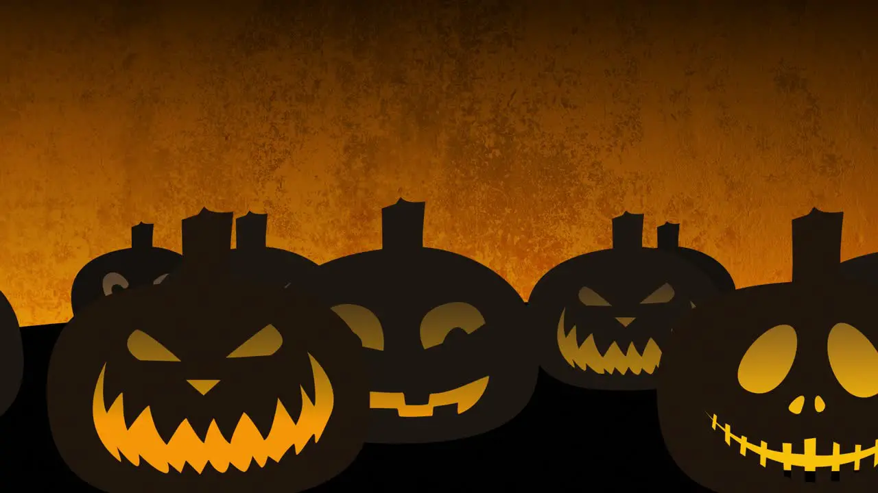 Pumpkins Looping Background 4K