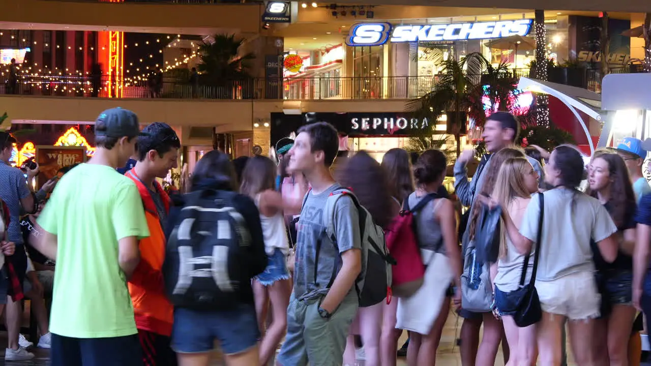 Los Angeles Hollywood Young People At Night