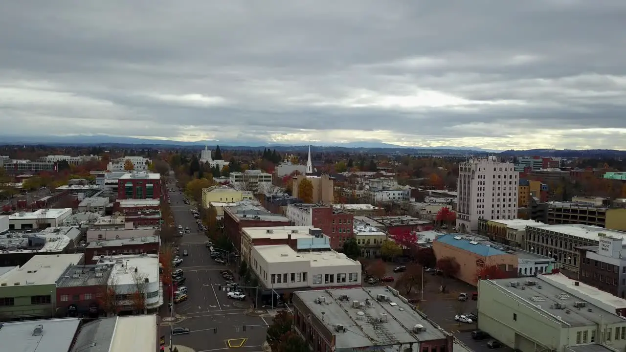 salem Oregon aerial flyover hd