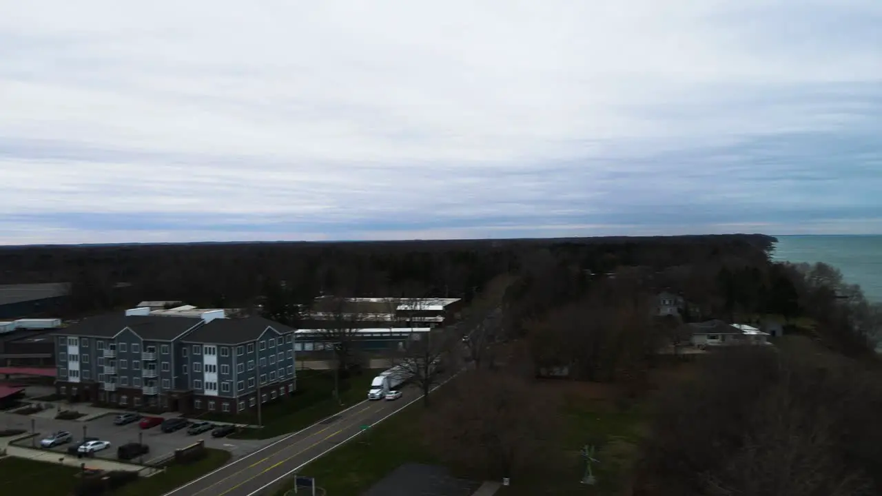 Lake Michigan's westerns coast in winter