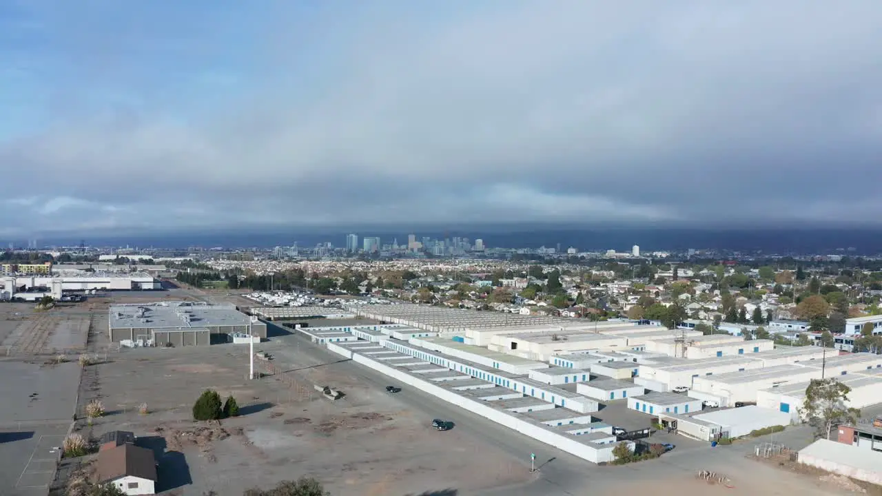 More businesses and port community on a sunny overcast day