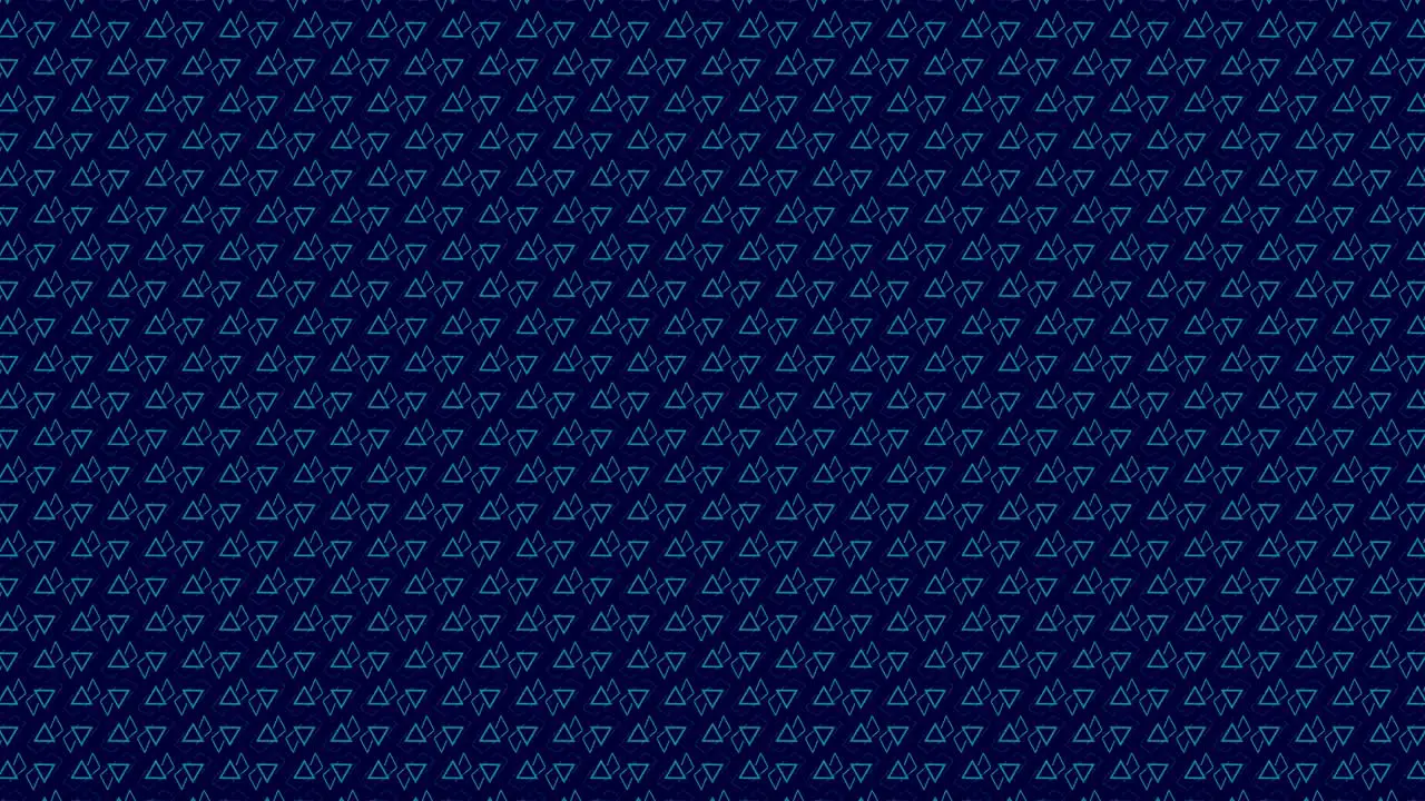 Triangle seamless geometric pattern motion graphics animation background overlay visual effect symbol symmetrical line shape design illusion 4K navy blue