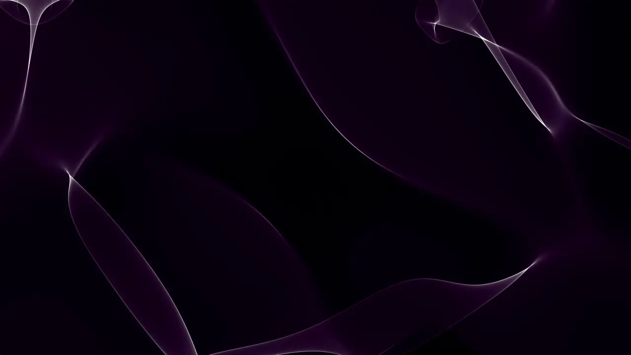 Animation of slow moving purple rays on black background