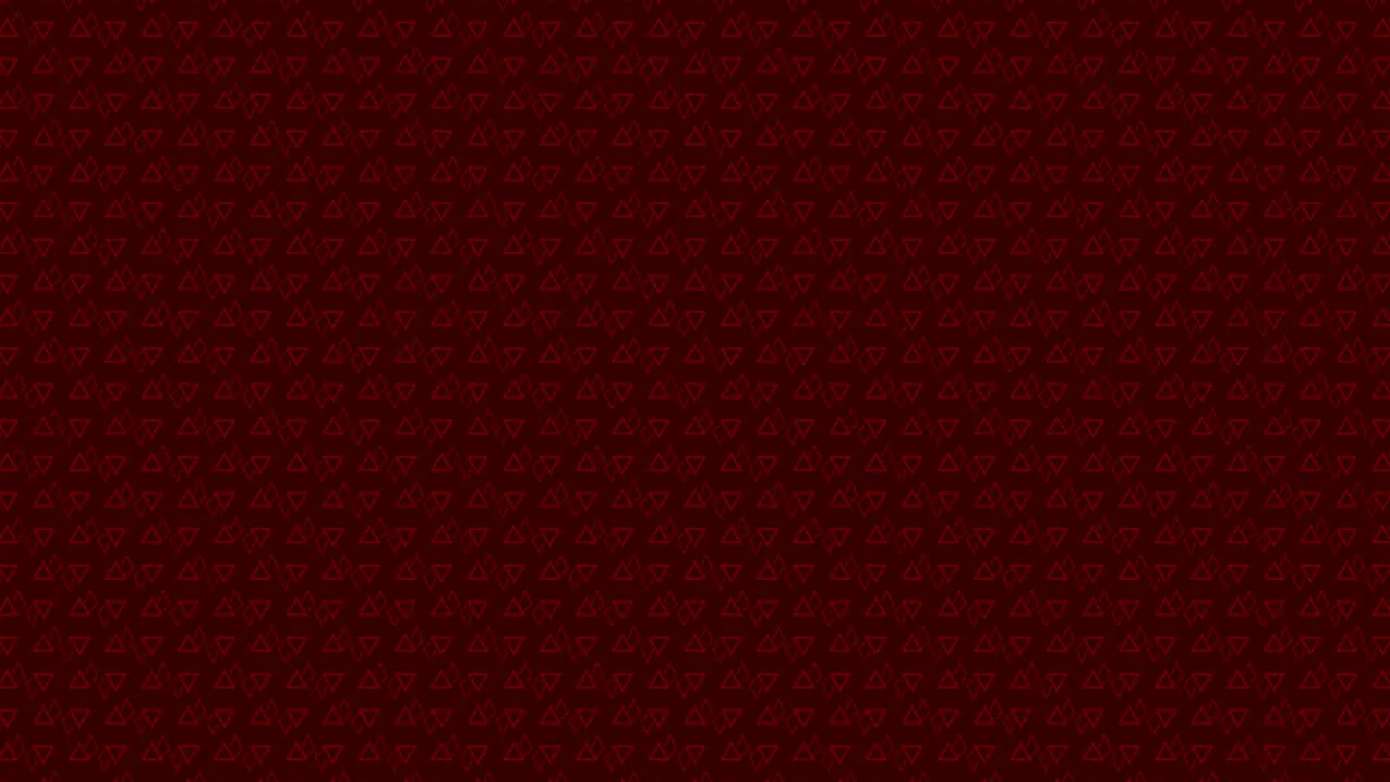 Triangle seamless geometric pattern motion graphics animation background overlay visual effect symbol symmetrical line shape design 4K red