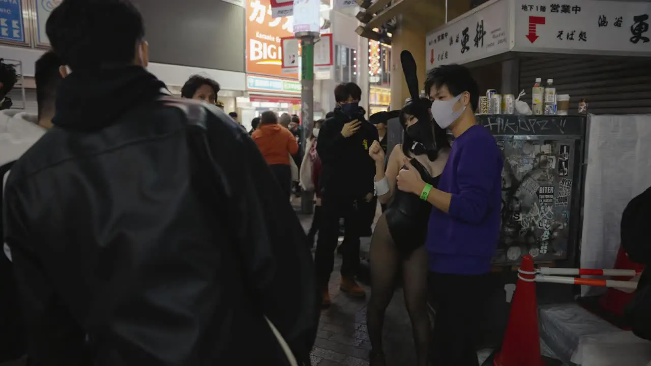 Sexy Halloween Costumes in Tokyo on Halloween Night