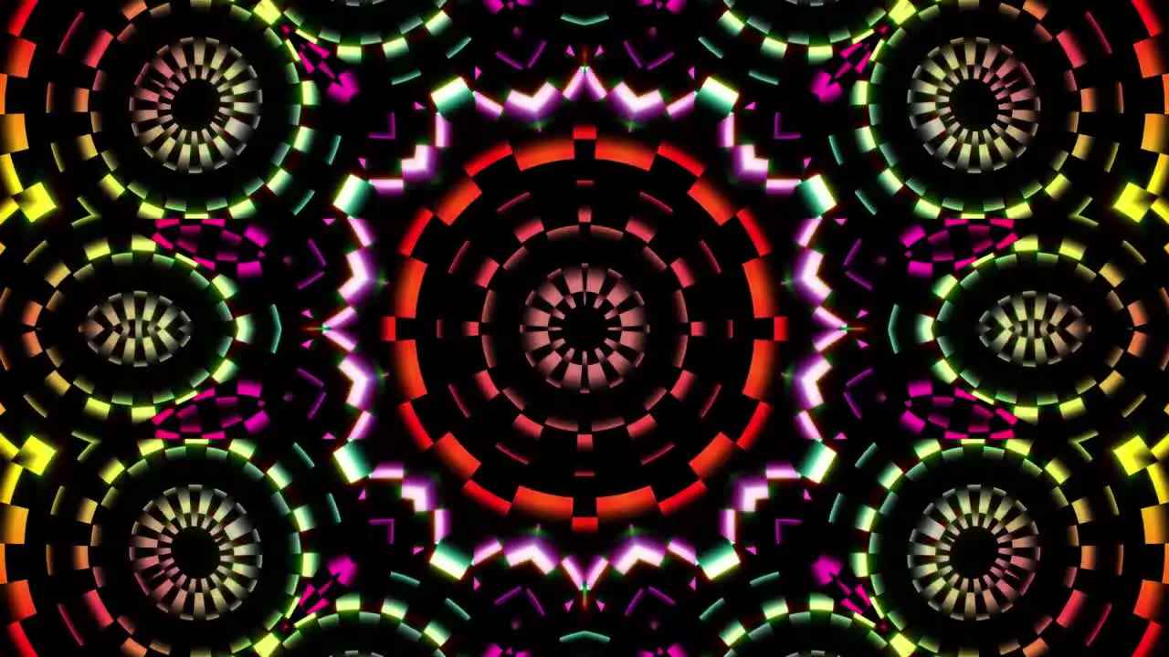 KALEIDOSCOPE EFFECTS COLORS VJ LOOP