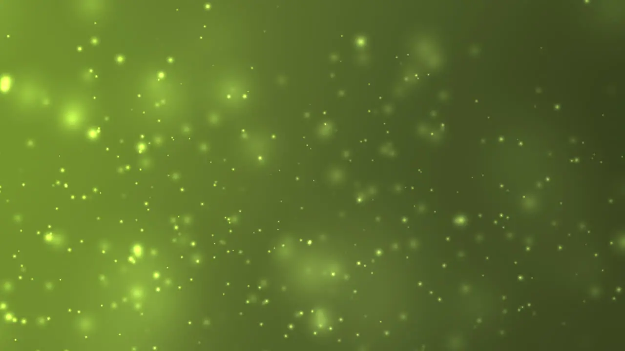 Poison Green Particle Animation Looping for Abstract Presentation Background